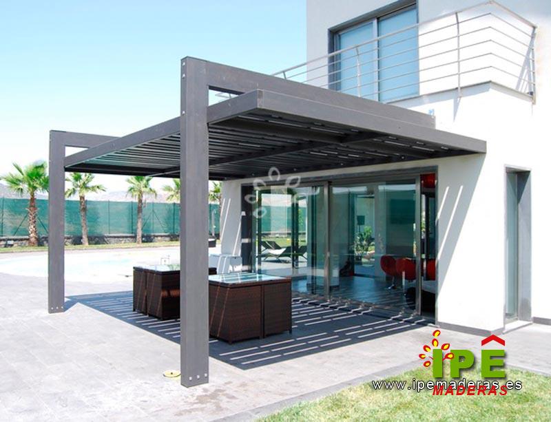 porche a medida de madera