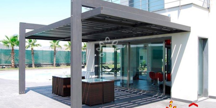 porche a medida de madera